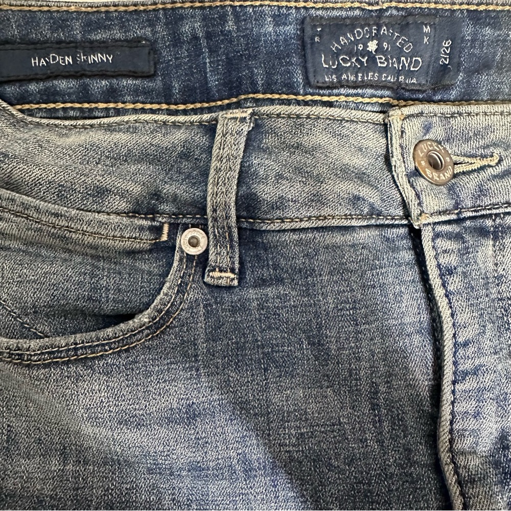 Lucky Brand Hayden Mid Rise Skinny Jeans - size 2/26 - Picture 2 of 7